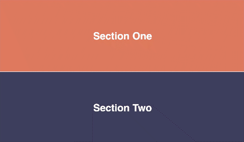 Animated GIF demonstrating the snap effect of setting an element to mandatory scroll.